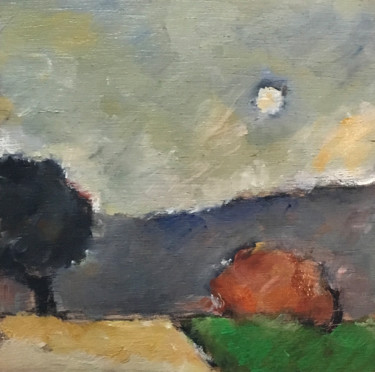 Painting titled "huiles-2018-11.jpg" by Françoise Vivier Nicolaÿ, Original Artwork, Oil