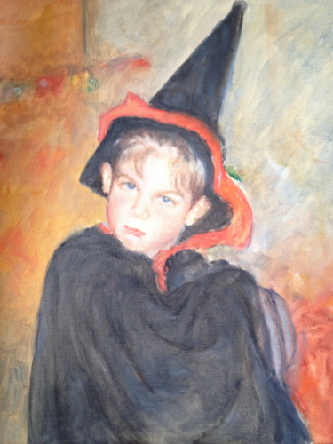 Painting titled "Paul" by Françoise Vivier Nicolaÿ, Original Artwork, Oil
