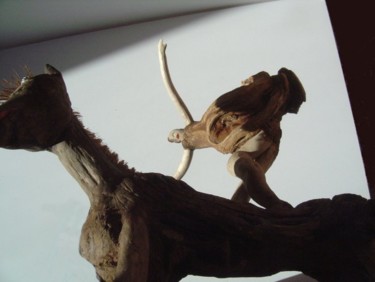Sculpture intitulée "acrobate" par Nicole Agoutin, Œuvre d'art originale