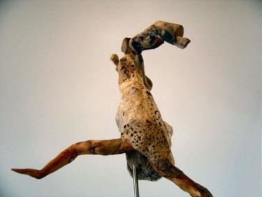 Sculpture intitulée "saute-mouton" par Nicole Agoutin, Œuvre d'art originale