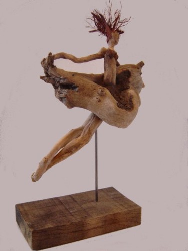Sculpture intitulée "youpi" par Nicole Agoutin, Œuvre d'art originale