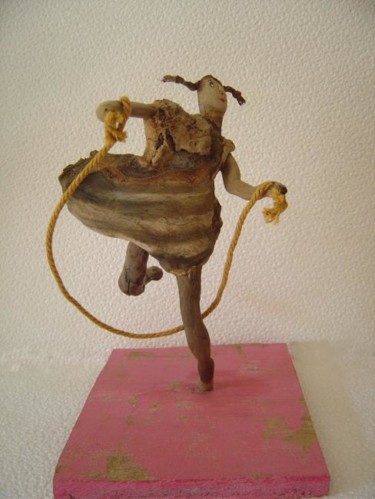 Sculpture intitulée "vinaigre" par Nicole Agoutin, Œuvre d'art originale