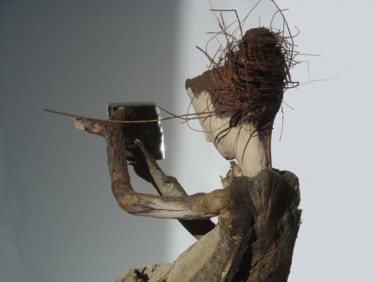 Sculpture titled "miroir aux alouettes" by Nicole Agoutin, Original Artwork
