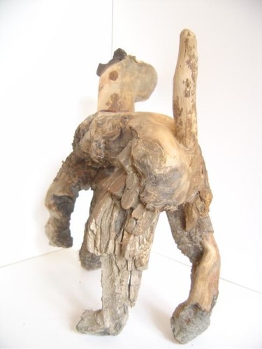 Sculpture intitulée "chien2" par Nicole Agoutin, Œuvre d'art originale