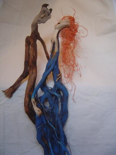 Sculpture intitulée "duo" par Nicole Agoutin, Œuvre d'art originale