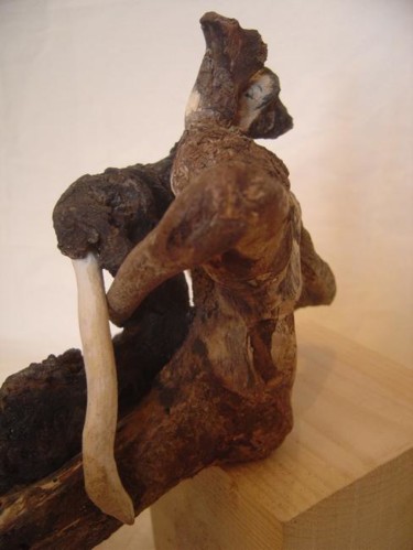 Sculpture intitulée "le baiser" par Nicole Agoutin, Œuvre d'art originale