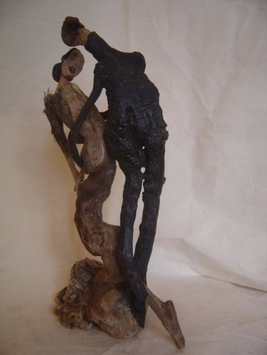 Sculpture intitulée "enlaces" par Nicole Agoutin, Œuvre d'art originale