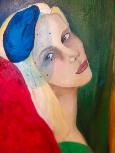 Peinture intitulée "L'ennui" par Nicole Bachelard, Œuvre d'art originale, Huile