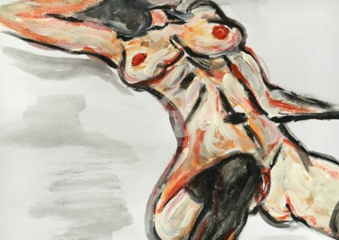 Painting titled "Lust" by Nicole Cecil B, Original Artwork