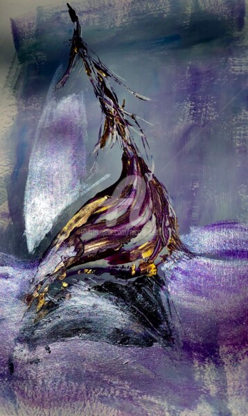Peinture intitulée "Sailing boat in Gra…" par Nicole Cecil B, Œuvre d'art originale, Acrylique