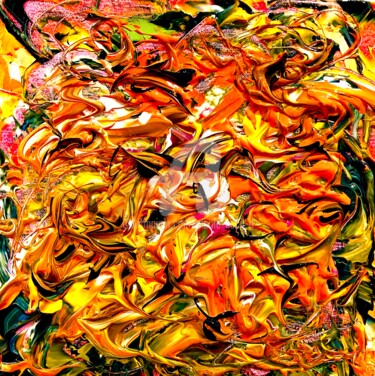 Pintura titulada "Psychedelic" por Nicole Cecil B, Obra de arte original, Acrílico