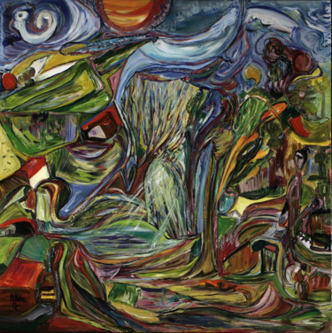 Peinture intitulée "PAYS DE BRAY" par Nikol, Œuvre d'art originale, Huile