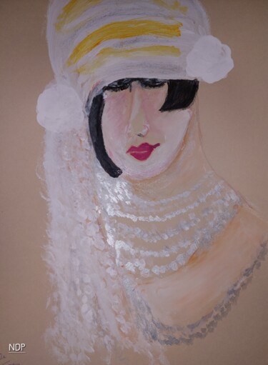 "Mademoiselle Picasso" başlıklı Resim Nicole De Pauw tarafından, Orijinal sanat, Suluboya