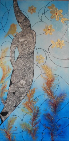 "Rêver" başlıklı Tablo Nicole Ethier-Vallières tarafından, Orijinal sanat, Akrilik