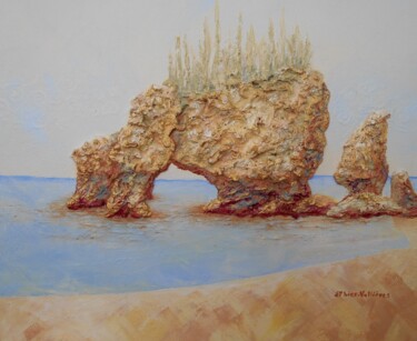 Peinture intitulée "Sculptés par la-mer" par Nicole Ethier-Vallières, Œuvre d'art originale, Acrylique