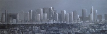 Pintura titulada "La Défense." por Nicole Hittema-Martineau, Obra de arte original, Acrílico