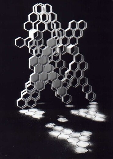 Escultura titulada "Hexabeille" por Nicole Lemieux, Obra de arte original, Terracota