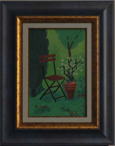 Painting titled "la-chaise" by Nicole Lubrano-Lavadera, Original Artwork, Oil