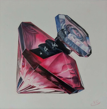 Malerei mit dem Titel "A la folie" von Nicole Pèpe Gaumier, Original-Kunstwerk, Öl