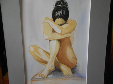 Painting titled "pose ou pause" by Nicole Quillec, Original Artwork, Other