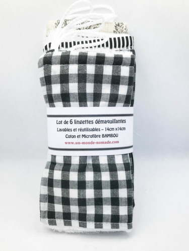 Design intitulée "Grandes lingettes à…" par Un Monde Nomade, Œuvre d'art originale, Accessoires