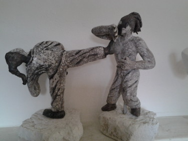 Sculpture intitulée "ART MARTIAL" par Nicole Palluce, Œuvre d'art originale