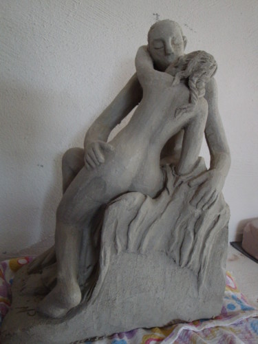 Sculpture intitulée "HOMMAGE   ( LE BAIS…" par Nicole Palluce, Œuvre d'art originale
