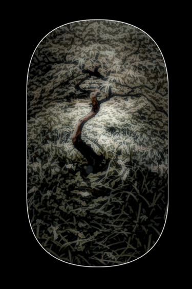 Digital Arts με τίτλο "japan Young tree" από Nicole Rochedix, Αυθεντικά έργα τέχνης, Ψηφιακή ζωγραφική