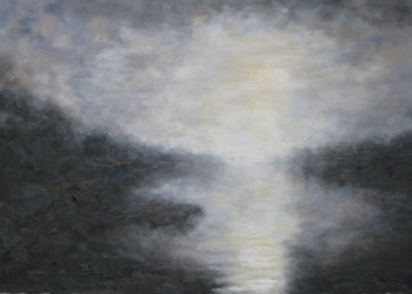 Pintura intitulada "Norvège: Sognefjord…" por Nicole Serres, Obras de arte originais, Óleo
