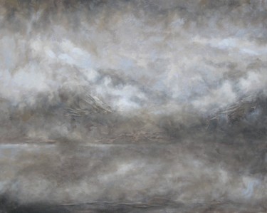 Painting titled "Norvège: Geirangerf…" by Nicole Serres, Original Artwork, Oil