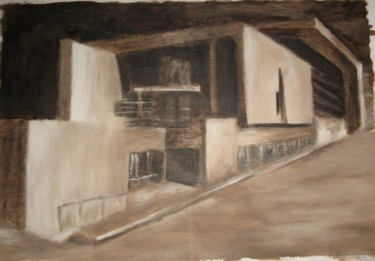Painting titled "Roma - Ara Pacis Au…" by Nicole Serres, Original Artwork, Other