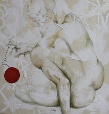 Painting titled "LIBERAMENTE" by Nicoletta Bagatti, Original Artwork, Oil