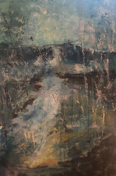 Pittura intitolato "Sotto la superficie" da Nicoletta Furlan, Opera d'arte originale, Acrilico