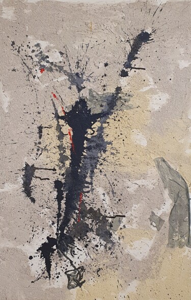 Pittura intitolato "dietro l'ombra" da Nicoletta Furlan, Opera d'arte originale, Acrilico