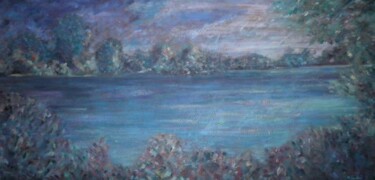 Pintura intitulada "fiume" por Nicoletta Furlan, Obras de arte originais
