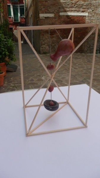 Sculpture titled "Gocce" by Maria Nicoletta Ballarin, Original Artwork, Mixed Media