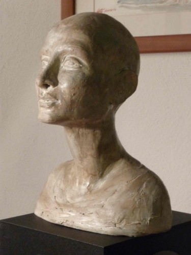 Sculptuur getiteld "Lady Portrait" door Maria Nicoletta Ballarin, Origineel Kunstwerk, Anders