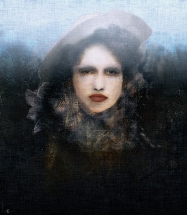 Arts numériques intitulée "THE LADY WITHOUT PI…" par Nictsi Khamira, Œuvre d'art originale, Peinture numérique