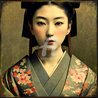 Arts numériques intitulée "Sadako" par Nidigicrea, Œuvre d'art originale, Image générée par l'IA