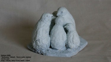 Sculpture intitulée "Solitudes" par Hélène Niel, Œuvre d'art originale, Céramique