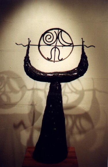 Sculpture intitulée "Cercle de la vie" par Niels Jensen, Œuvre d'art originale