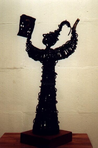 Sculpture intitulée "Avicene" par Niels Jensen, Œuvre d'art originale