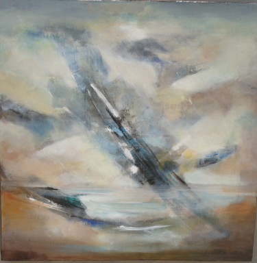 Painting titled "Naufrage" by Antoinette Carniato, Original Artwork