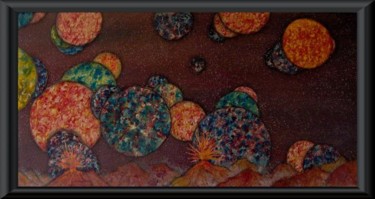 "colapso planetario" 100x50 cm ©2000 por abel corchero
