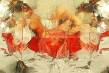 Fotografía titulada "M_Red #1" por Nigami, Obra de arte original, Fotografía manipulada