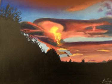 Pintura titulada "Dawn" por Nigel, Obra de arte original, Oleo