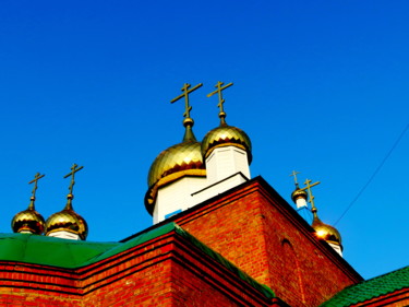 Photographie intitulée "Православные кресты…" par Nikolai Matiushenkov, Œuvre d'art originale