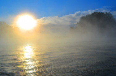 Фотография под названием "Ранним утром на реке" - Николай Матюшенков, Подлинное произведение искусства