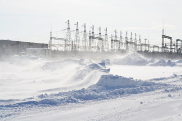 Фотография под названием "Зимняя поземка" - Николай Матюшенков, Подлинное произведение искусства, Цифровая фотография