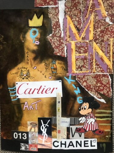 Adore him Collages titled "Adore him" by Nikv, Original Art, Collages